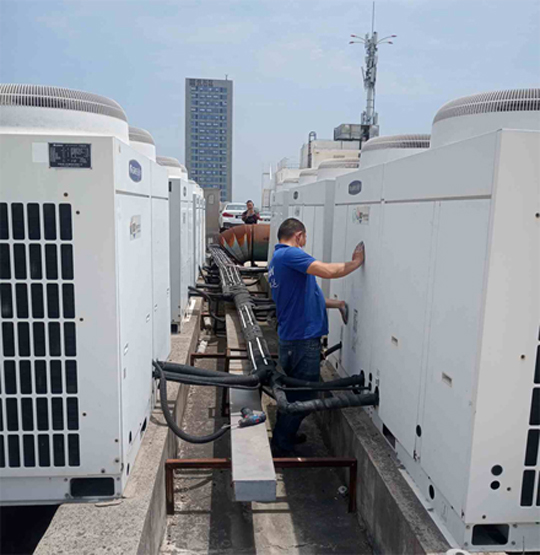 大兴安岭中央空调制热和不制冷系统维修方法